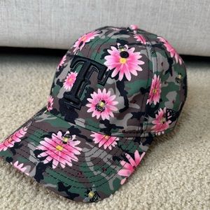Women's Texas Rangers New Era Camo Floral Morning 9TWENTY Adjustable Hat